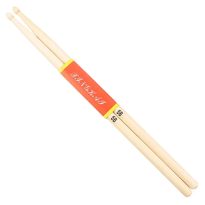 Musical Instrument Gong - 1 Pair Maple Drumsticks Jazz Snare