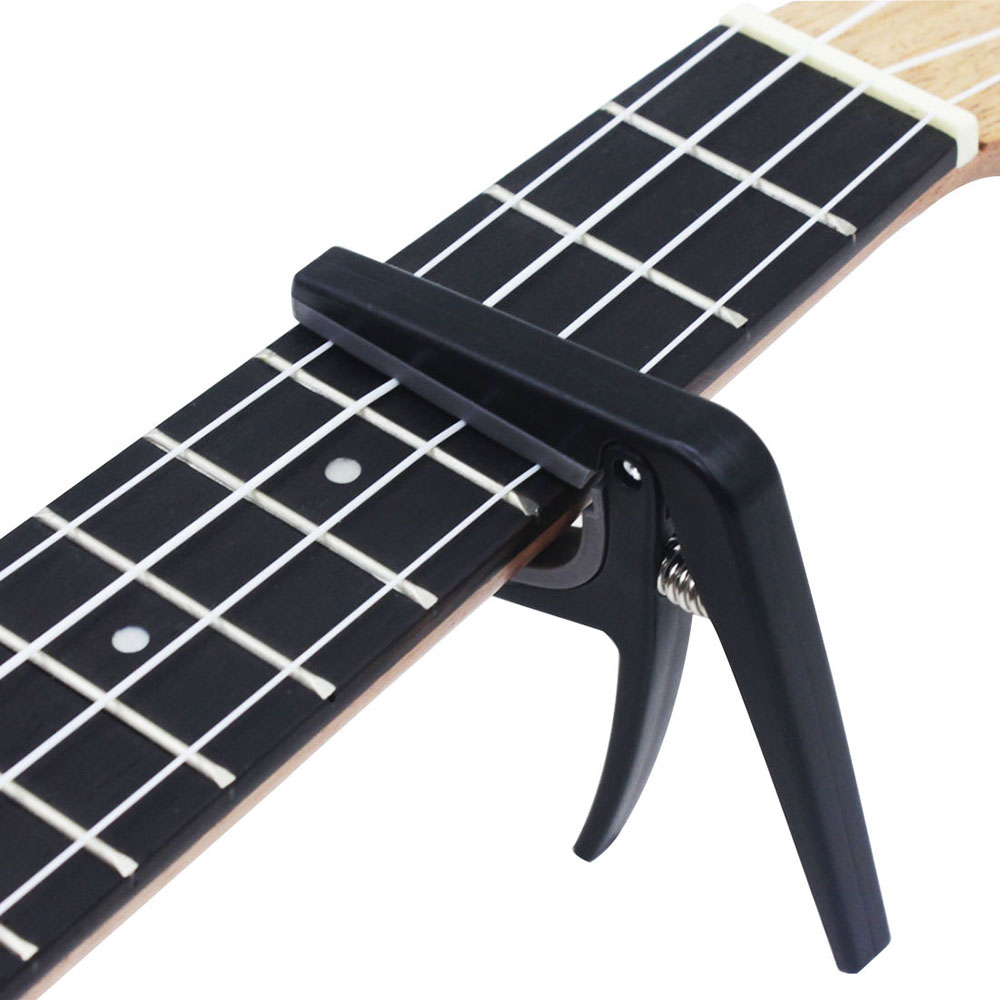 Musical Instrument Hawaii - Guitar Tuning Clamp Professional Black Ukulele