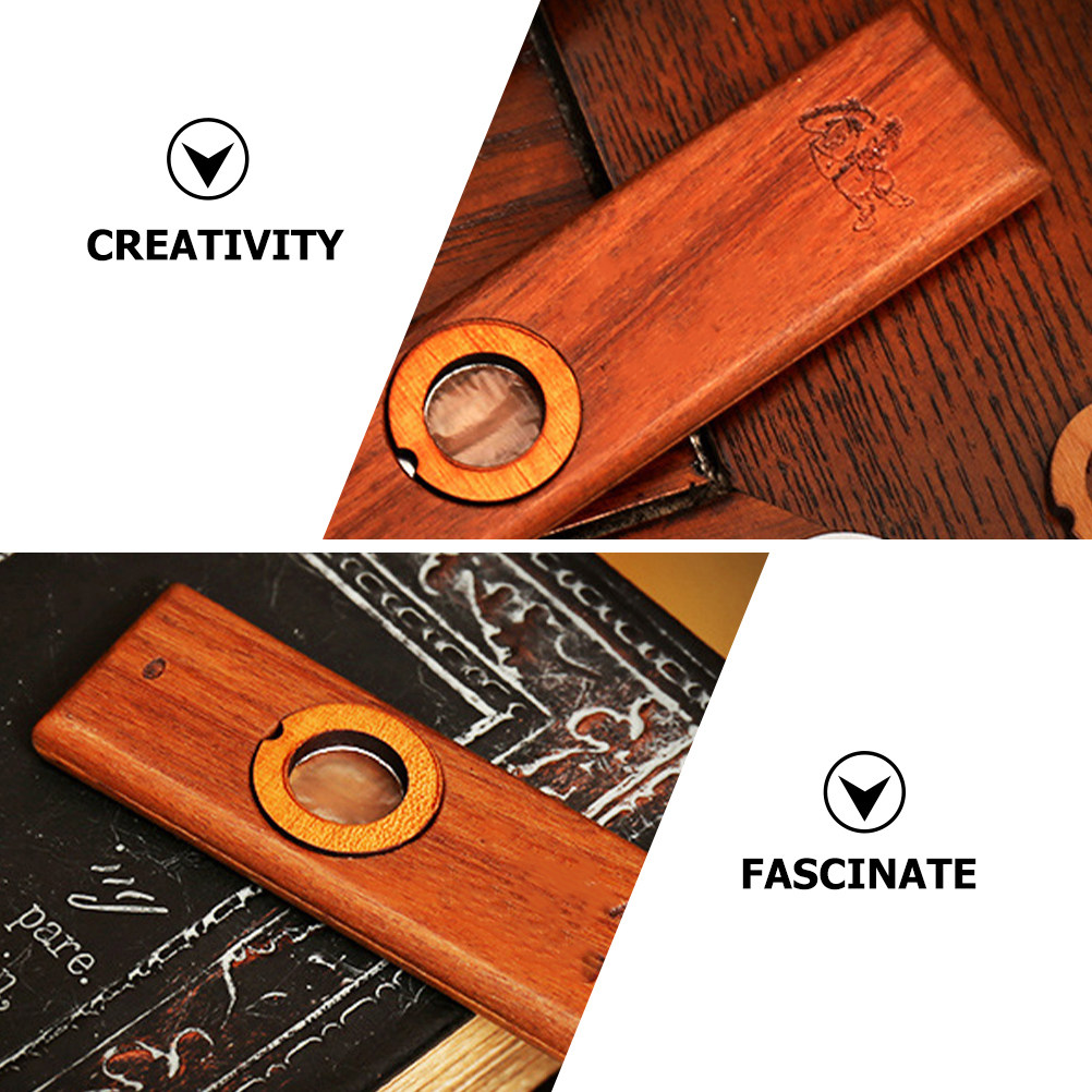 Musical Instrument Kazoo - Wooden Kazoo Vintage Guitar Partner Musical