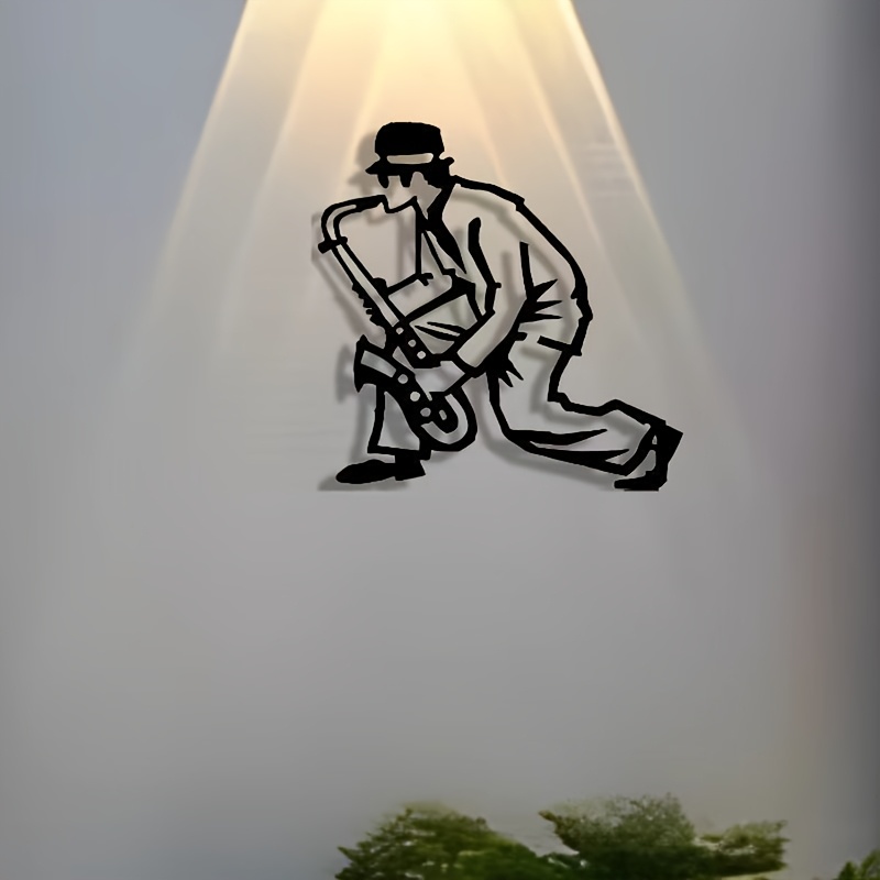 Brand Saxophone Metal Wall Art - Musical Instrument Image recension och pris