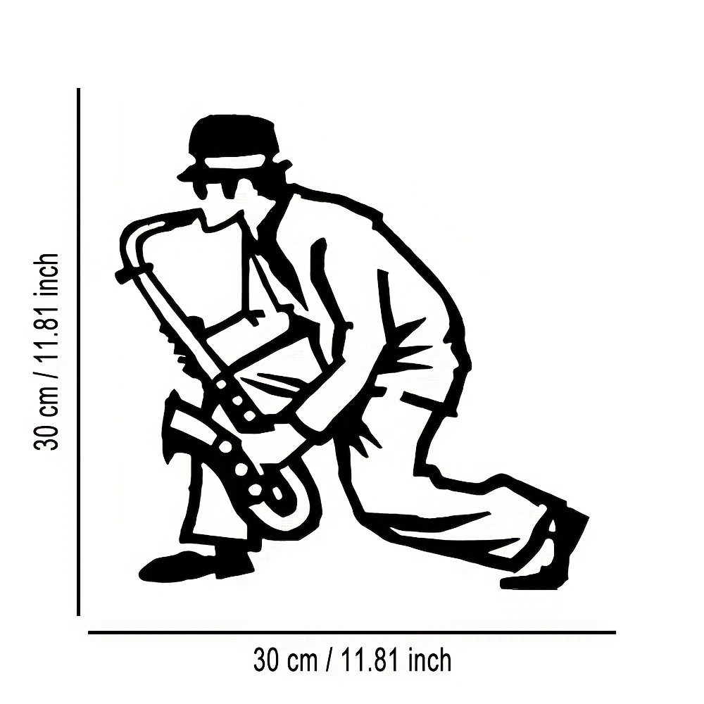 Brand Saxophone Metal Wall Art - Musical Instrument Image recension och pris