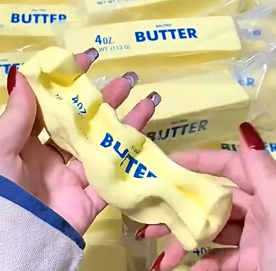 Squishy Elastic Butter Stick F - Musical Instrument Gong recension och pris