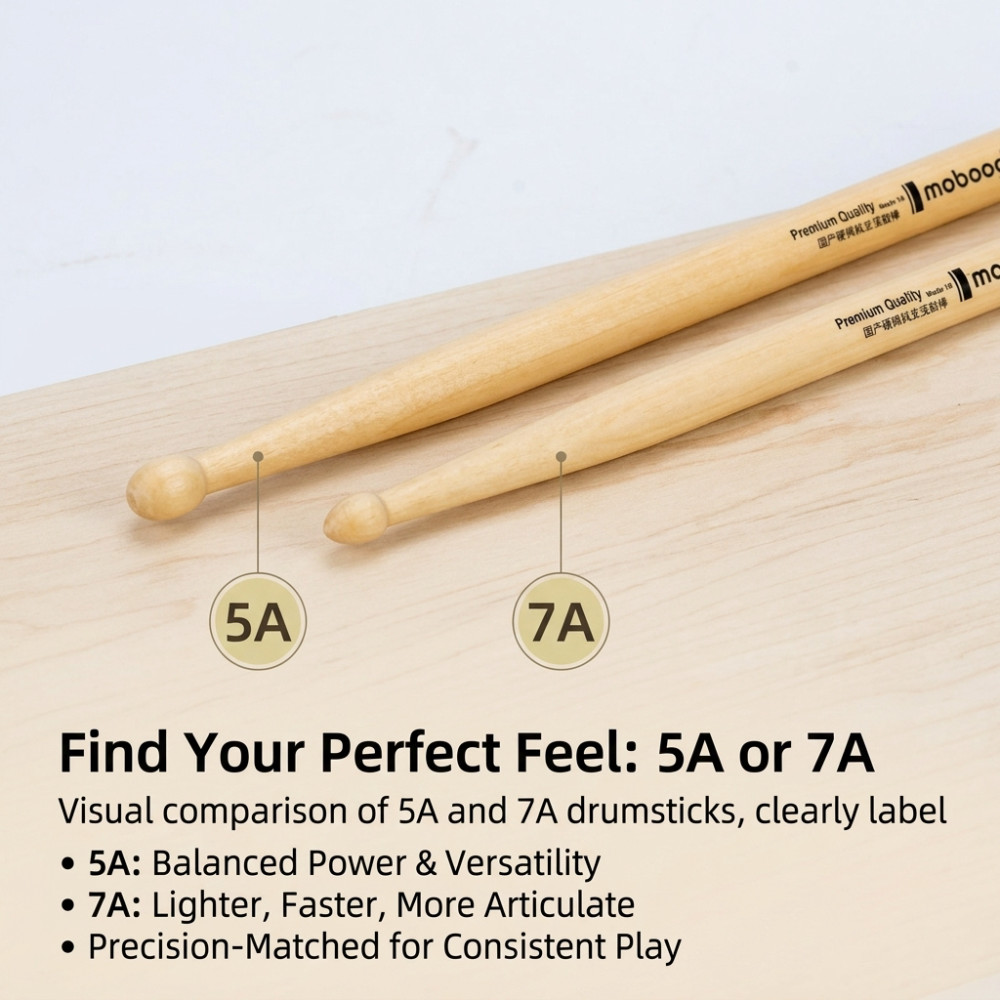 Professional Drums 5A 7A Walnu - Musical Instrument Gong recension och pris