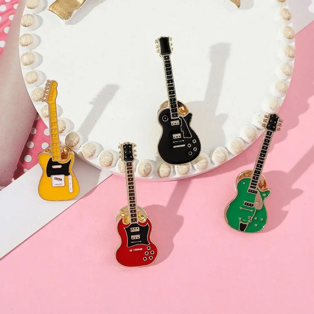 1/2/4PCS  Vintage Metal Enamel - Musical Instrument Symbols recension och pris