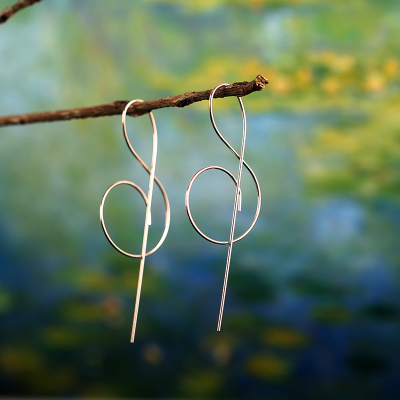 2021 Trendy Music Symbol Earri - Musical Instrument Symbols recension och pris
