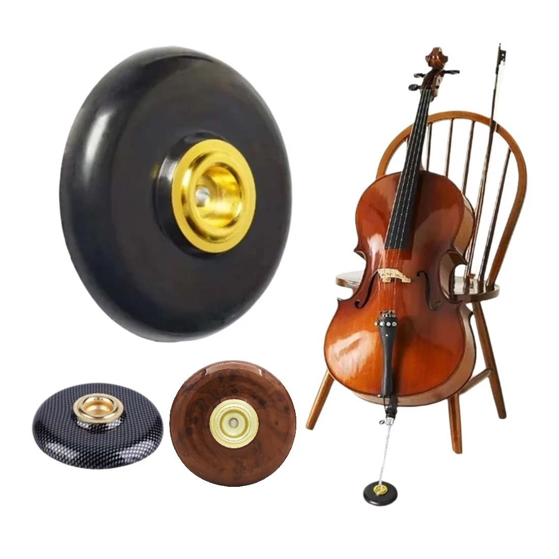 Cello Slip Mat Floor Protector - Musical Instrument Symbols recension och pris