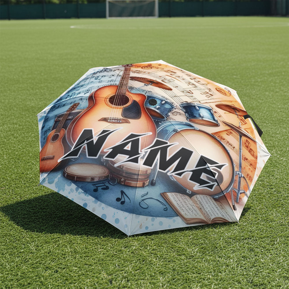 Custom Name umbrella,Musical I - Musical Instrument And Name recension och pris