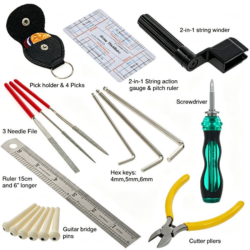 22pcs Guitar Repair Tool Set M - Musical Instrument Repairs recension och pris