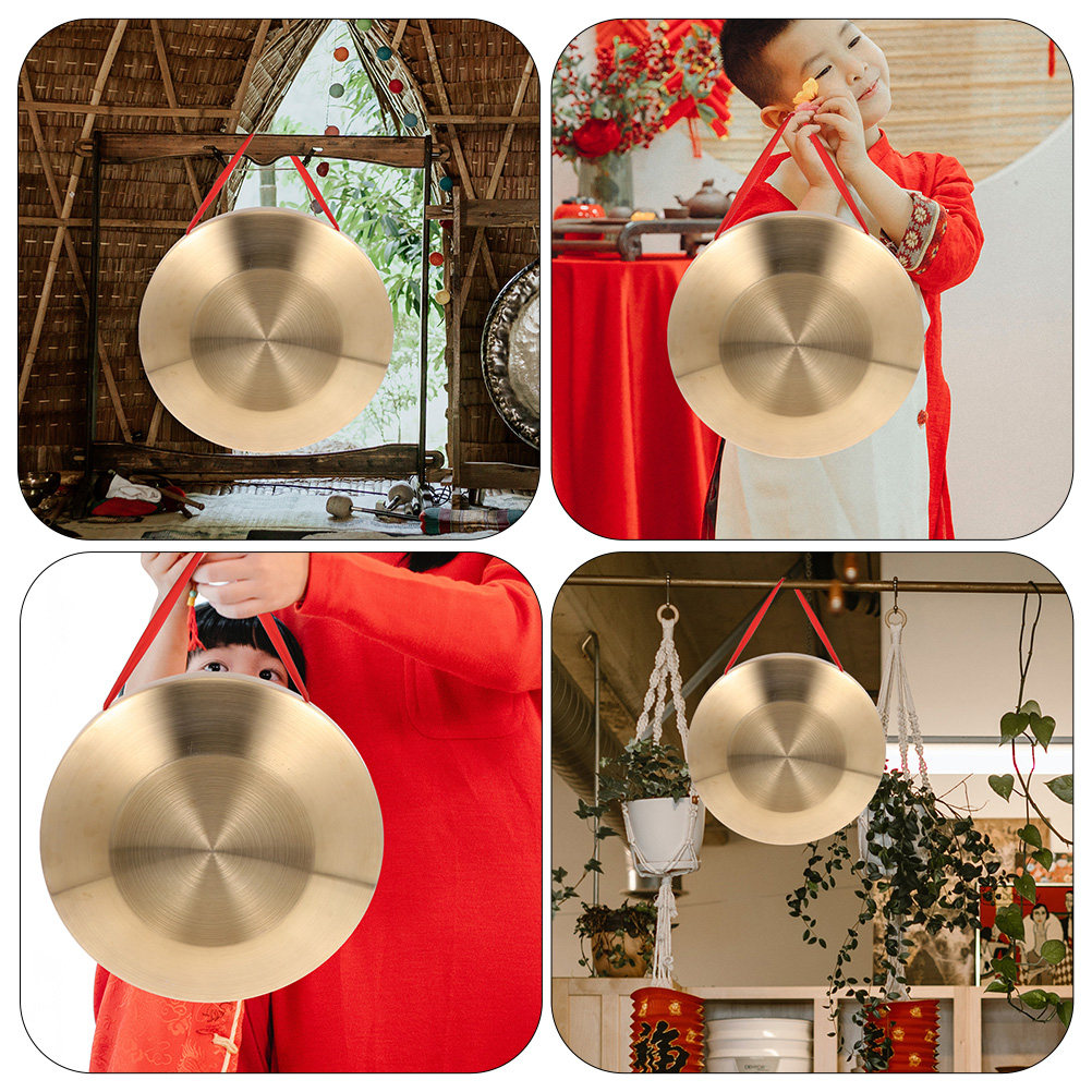 Handmade Chinese Gong Small Po - Musical Instrument Gong recension och pris