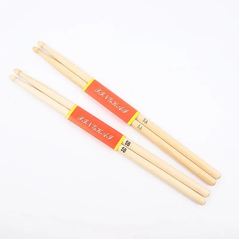 1 Pair Maple Drumsticks Jazz S - Musical Instrument Gong recension och pris