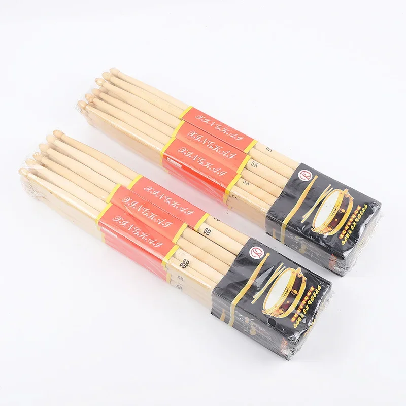1 Pair Maple Drumsticks Jazz S - Musical Instrument Gong recension och pris