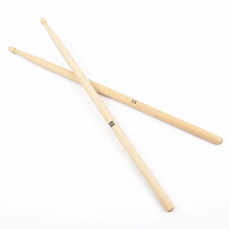 1 Pair Maple Drumsticks Jazz S - Musical Instrument Gong recension och pris