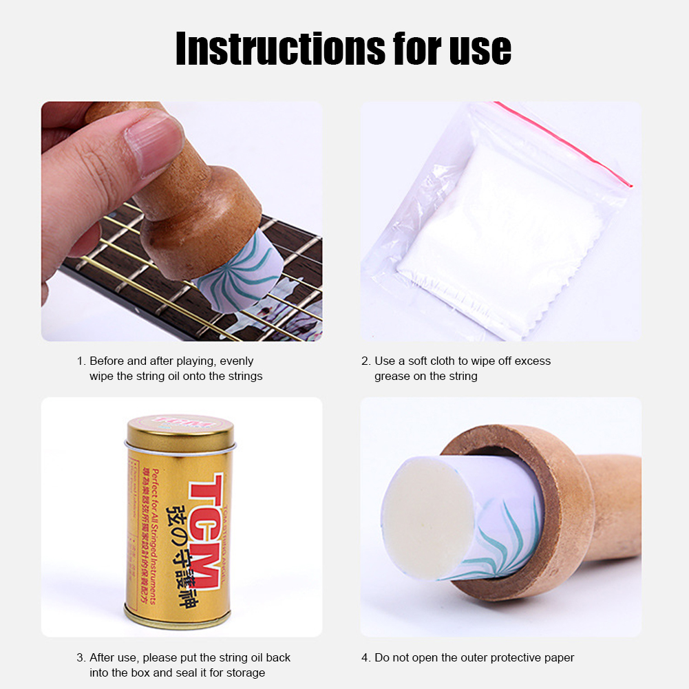 Guitar String Cleaner Lubrican - Musical Instrument Repairs recension och pris