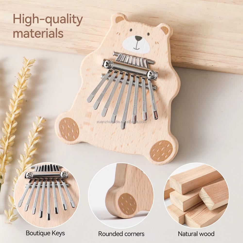 8 Key Mini Kalimba Portable Th - Musical Instrument Kids recension och pris