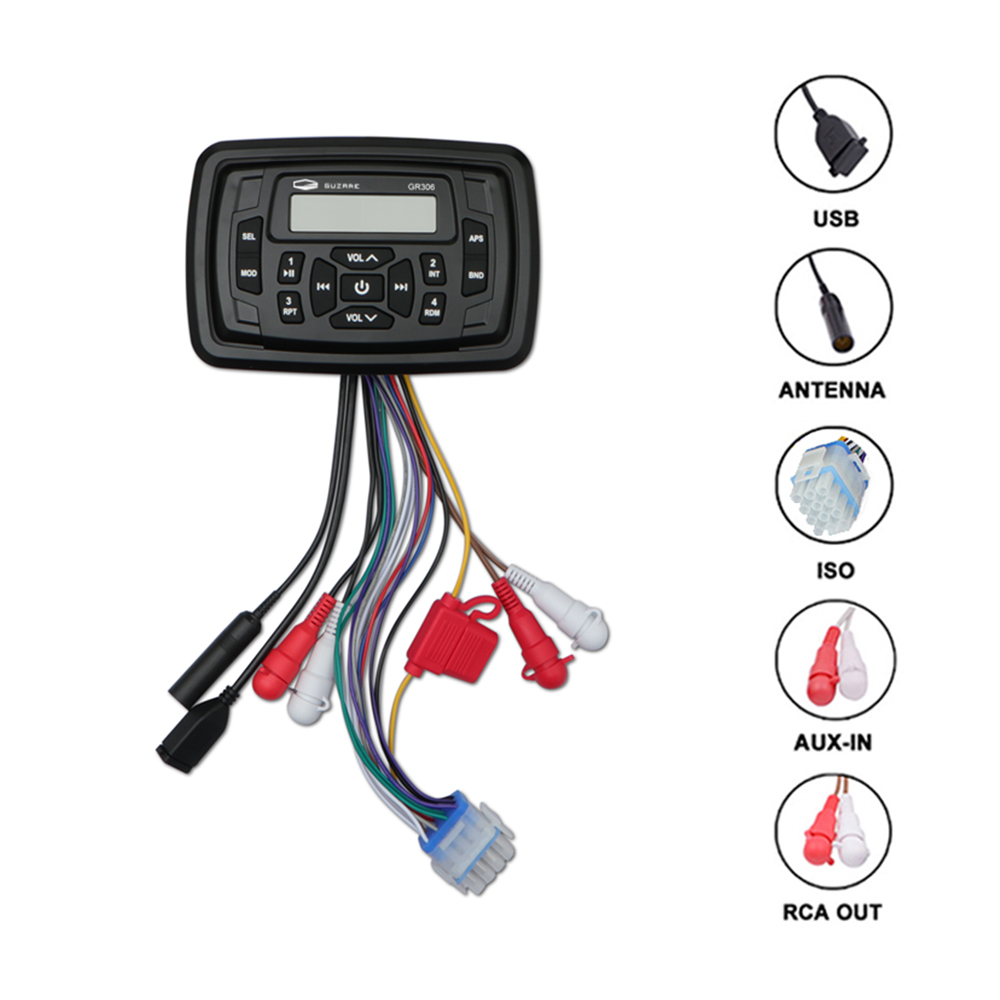 GUZARE Marine Radio Stereo Wat - Musical Instrument Image recension och pris