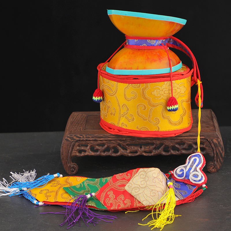 12CM Nepalese Hand Drums With  - Musical Instrument Tambourine recension och pris