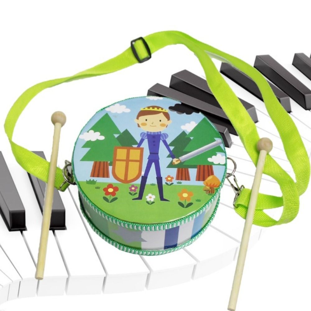 Wooden Children's Drum Double  - Musical Instrument Kids recension och pris