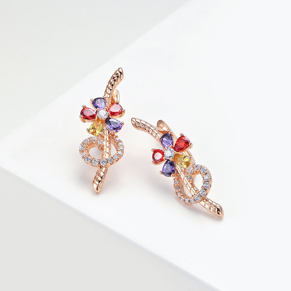 Catuni Shiny Gemstone Drop Ear - Musical Instrument Symbols recension och pris