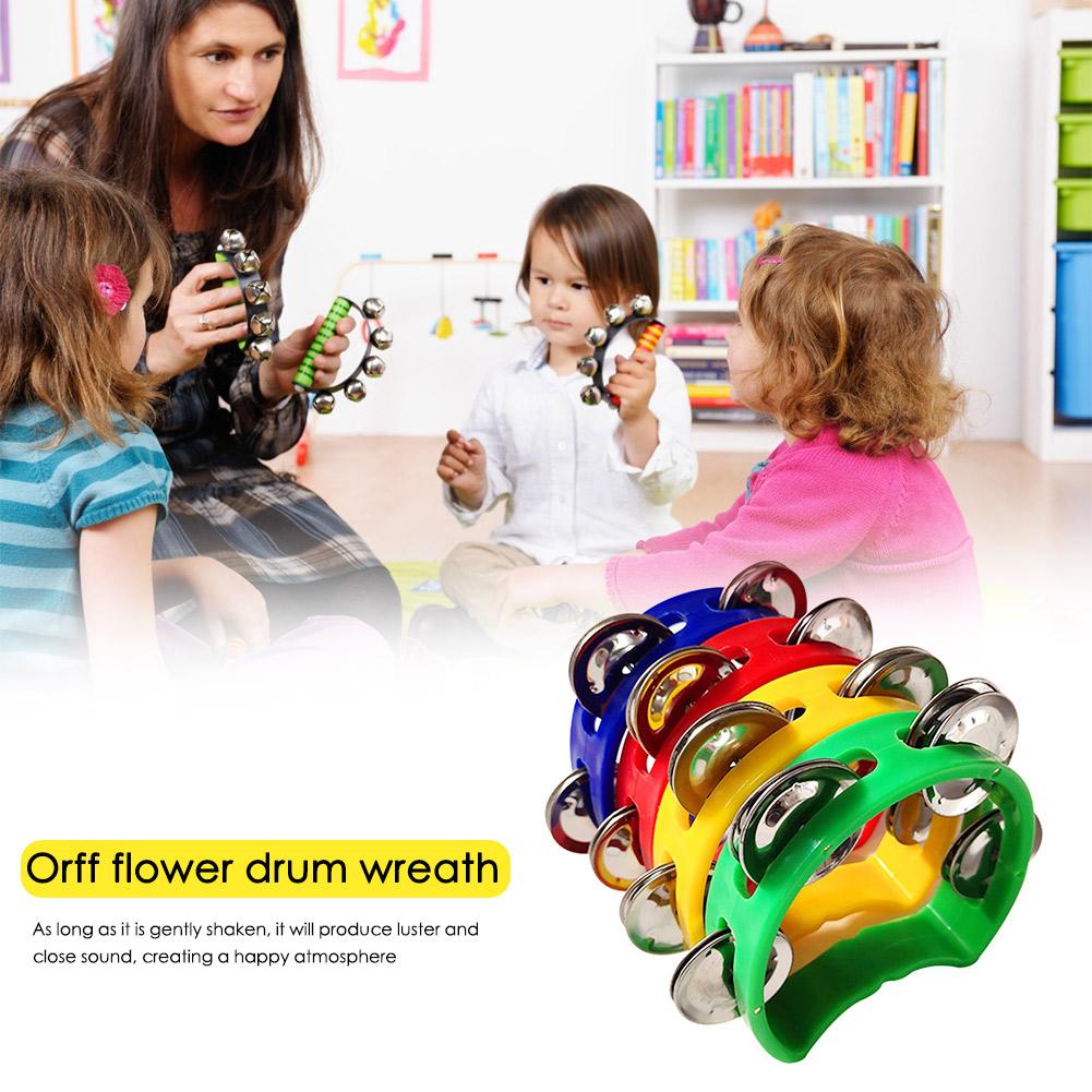 4pcs Tambourine Jingles Rattle - Musical Instrument Tambourine recension och pris