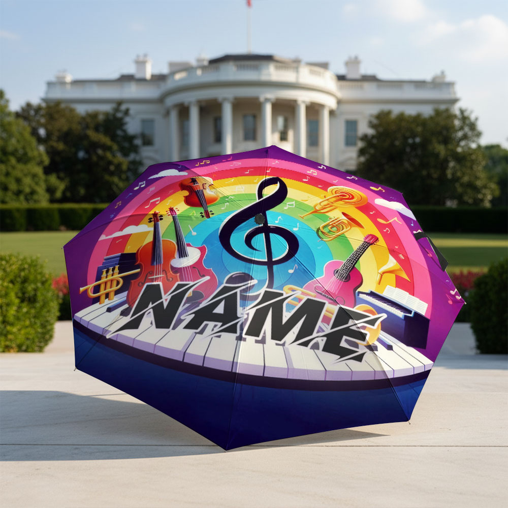 Custom Name umbrella, Music Th - Musical Instrument And Name recension och pris