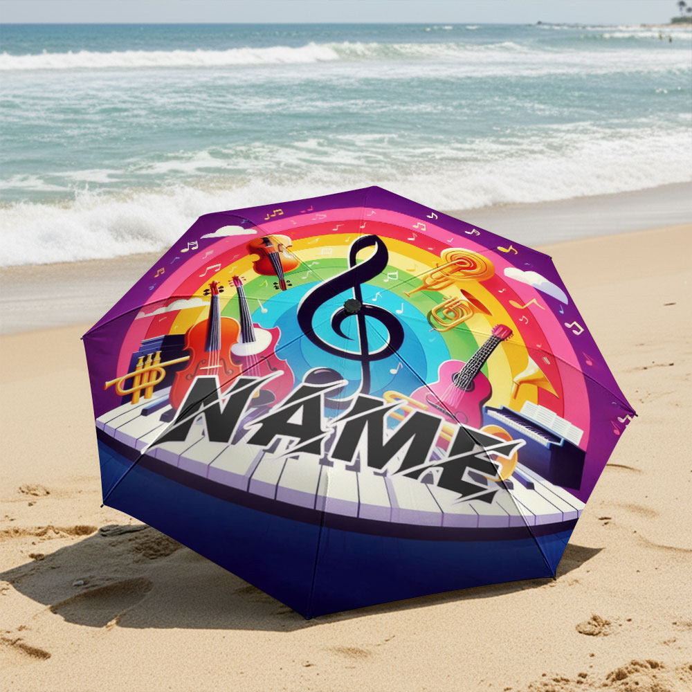 Custom Name umbrella, Music Th - Musical Instrument And Name recension och pris