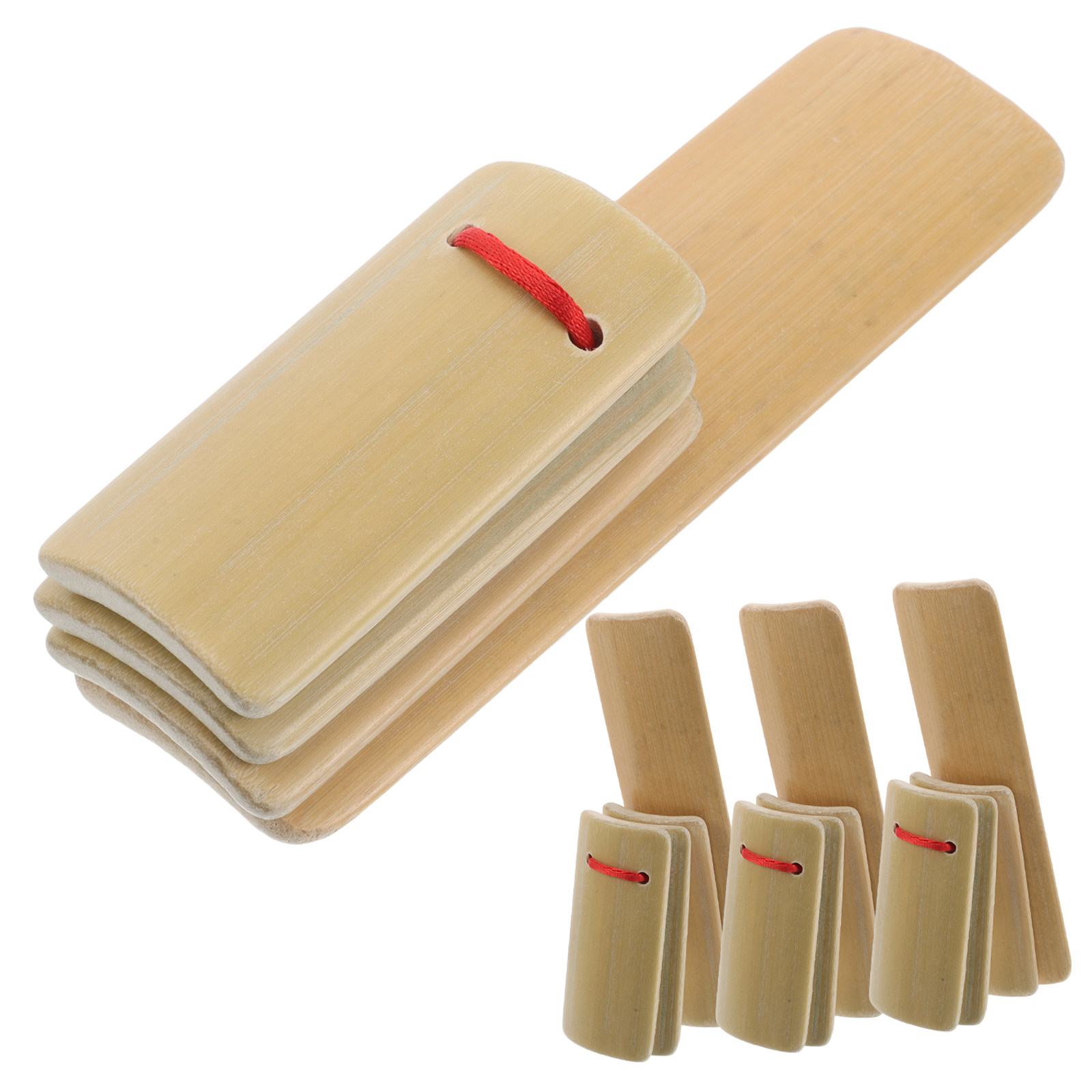 4Pcs Bamboo Clappers Kids Kuai - Musical Instrument Clapper recension och pris