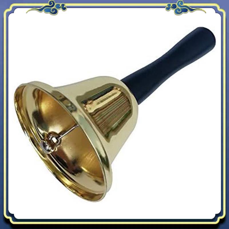 Latest Gold Steel Hand Bell Lo - Musical Instrument Gong recension och pris