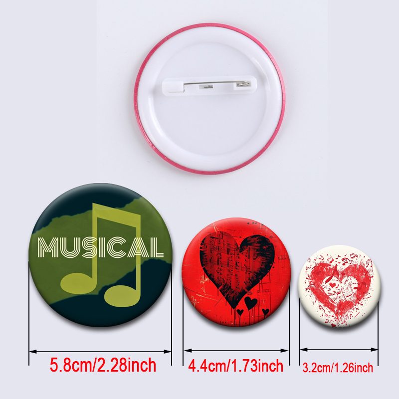 Musical Note Creative Badge I  - Musical Instrument Symbols recension och pris