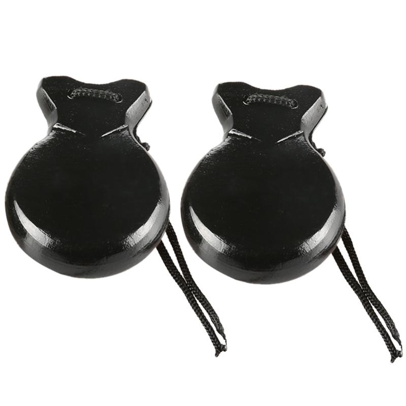 2Pcs Traditional Castanet Wood - Musical Instrument Clapper recension och pris