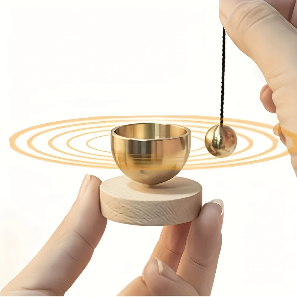 1PC Mini Song Bowl Set for Med - Musical Instrument Ringtone recension och pris