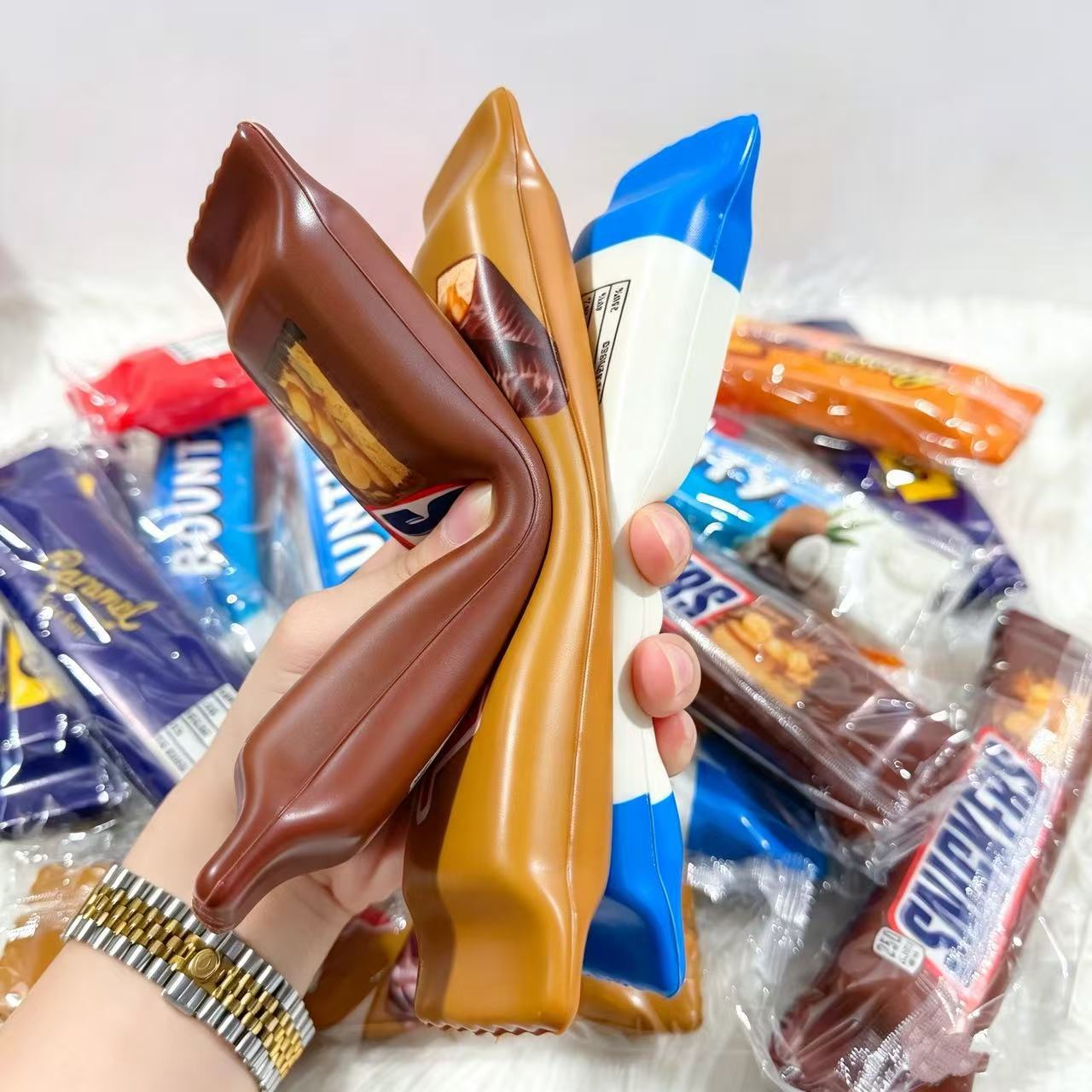 *1/8PCS Simulation Chocolate B - Musical Instrument Gong recension och pris