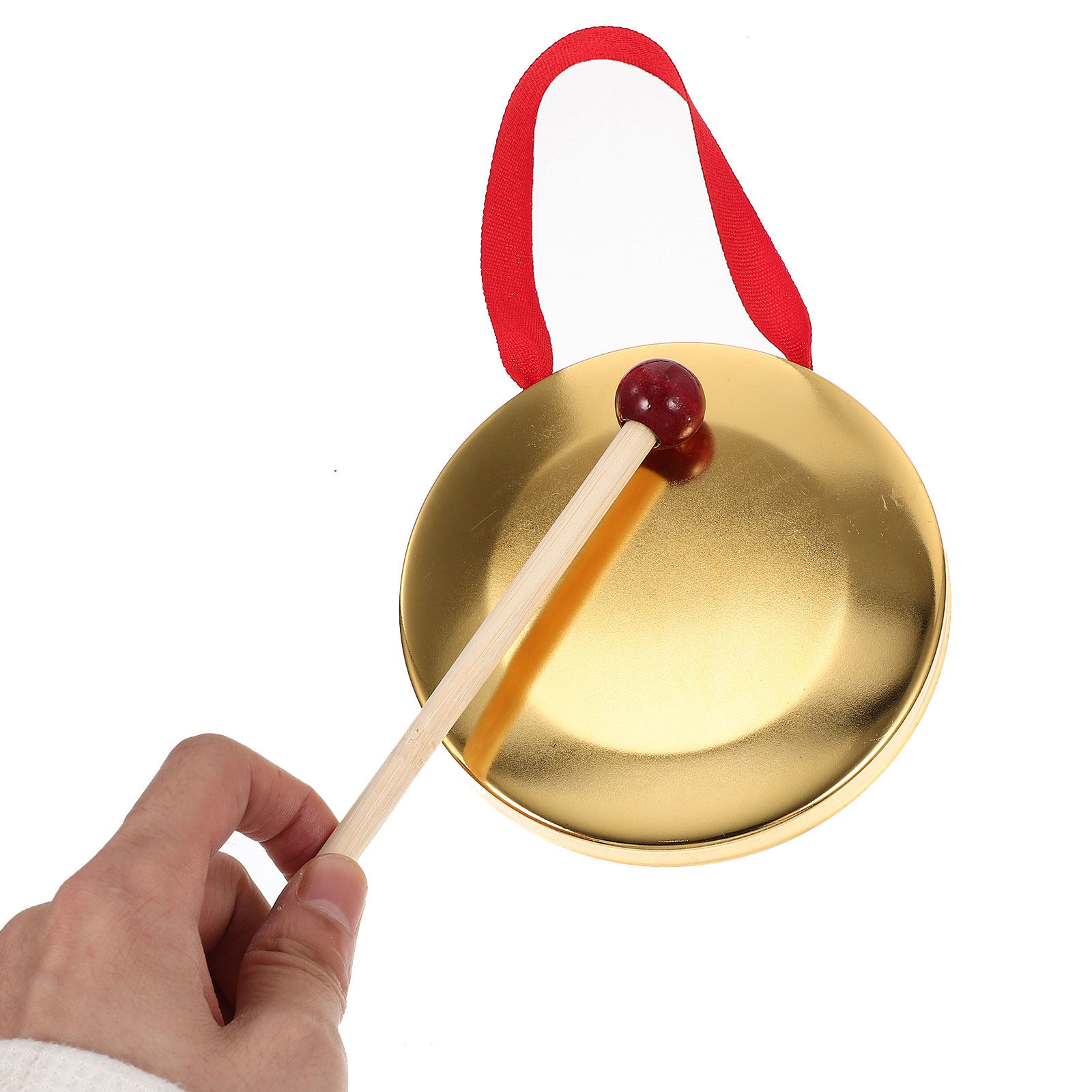 1Set Hand Held Gong Metal Smal - Musical Instrument Gong recension och pris